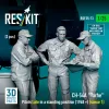 ResKit Models 1:35 CH-54A Tarhe pilots Late in a standing position (1968 +) (scene 1) (3 pcs) (3D Printed)