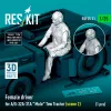ResKit Models 1:35 Female driver for A/S-32A-31A Mule Tow Tractor (scene 2) (1 pcs) (3D Printed)