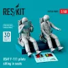 ResKit Models 1:48 USAF F-111 pilots sitting in seats (2 pcs) (3D Printed)
