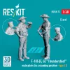 ResKit Models 1:48 F-105 (F, G) Thunderchief male pilots (in a standing position - type 2) (2 pcs) (3D Printed)