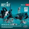 ResKit Models 1:48 PBY-5/5A/ OA-10A Catalina Engine maintenance platform (2 pcs) with service crew (5 pcs) for Revell/Monogram/Hasegawa kit (3D Printed)