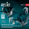 ResKit Models 1:48 PBY-5/5A/ OA-10A Catalina Engine maintenance platform (2 pcs) with service crew (5 pcs) for Revell/Monogram/Hasegawa kit (3D Printed)