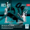 ResKit Models 1:48 PBY-5/5A/ OA-10A Catalina Engine maintenance platform (2 pcs) with service crew (5 pcs) for Revell/Monogram/Hasegawa kit (3D Printed)