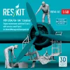ResKit Models 1:48 PBY-5/5A/ OA-10A Catalina Engine maintenance platform (2 pcs) with service crew (5 pcs) for Revell/Monogram/Hasegawa kit (3D Printed)