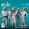 ResKit Models 1:72 One busy day carrier crew on deck (scene 2) (6 pcs) (3D Printed)