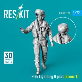   ResKit Models 1:72 F-35 Lightning II pilot (scene 1) (3D Printed)
