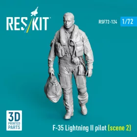   ResKit Models 1:72 F-35 Lightning II pilot (scene 2) (3D Printed)