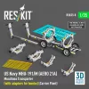 ResKit Models 1:35 US NAVY MHU-191/M (AERO 21A) Munitions Transporter (with adapters for bombs) (Carrier Fleet) (3D Printed model kit)