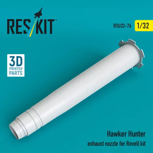 ResKit Models 1:32 Hawker Hunter exhaust nozzle for Revell kit (3D Printed)