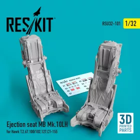   ResKit Models 1:32 Ejection seat MB Mk.10LH for Hawk T.2,67,100/102,127,CT-155 (3D Printed)