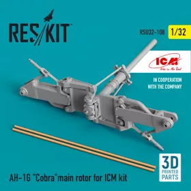   ResKit Models 1:32 AH-1G Cobramain rotor for ICM kit (3D Printed)