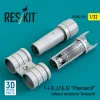 ResKit Models 1:32 F-4 (E, J, F, G, S) Phantom II exhaust nozzles for Tamiya kit (3D Printed)