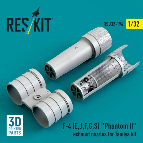 ResKit Models 1:32 F-4 (E, J, F, G, S) Phantom II exhaust nozzles for Tamiya kit (3D Printed)