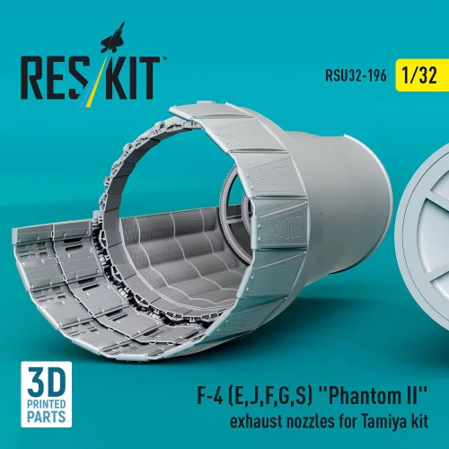 ResKit Models 1:32 F-4 (E, J, F, G, S) Phantom II exhaust nozzles for Tamiya kit (3D Printed)