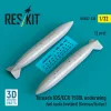 ResKit Models 1:32 Tornado IDS/ECR 1500L underwing fuel tanks (welded) (German AF / Italian AF) (2 pcs) (3D Printed)