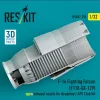 ResKit Models 1:32 F-16 Fighting Falcon (F110-GE-129) open exhaust nozzle for Academy / AFV Club kit (3D Printed)