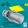 ResKit Models 1:32 F-16 Fighting Falcon (F110-GE-129) open exhaust nozzle for Academy / AFV Club kit (3D Printed)