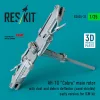 ResKit Models 1:35 AH-1G Cobra main rotor with dust and debris deflector (sand shields) early version for ICM kit (3D Printed)