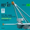ResKit Models 1:35 Mi-8 Hip weapon mounting frame with BD3-57KrV (USSR/UKRAINE Early) for Trumpeter kit (2 pcs) (3D Printed)