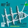 ResKit Models 1:35 Mi-8 Hip weapon mounting frame with BD3-57KrV (USSR/UKRAINE Early) for Trumpeter kit (2 pcs) (3D Printed)