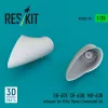 ResKit Models 1:35 SH-60F, SH-60B, MH-60R exhaust (3D Printed) for Kitty Hawk / Zimi Model