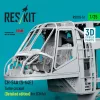 ResKit Models 1:35 CH-54A (S-64E) Tarhe cockpit (Detailed edition) for ICM kit (3D Printed)