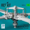 ResKit Models 1:35 Tail rotor for MH-60L, UH-60A, HH-60 for Kitty Hawk / Zimimodel (3D Printed)