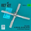 ResKit Models 1:35 Tail rotor for SH-60B, SH-60F, HH-60H, MH-60R, MH-60S for Kitty Hawk/Zimimodel (3D Printed)