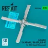 ResKit Models 1:35 Tail rotor for SH-60B, SH-60F, HH-60H, MH-60R, MH-60S for Kitty Hawk/Zimimodel (3D Printed)