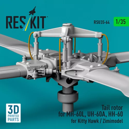 ResKit Models 1:35 Tail rotor for SH-60B, SH-60F, HH-60H, MH-60R, MH-60S for Kitty Hawk/Zimimodel (3D Printed)