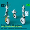 ResKit Models 1:35 CH-54A Tarhe(S-64E) landing gear (HEAVY LOAD, Universal Military Pod and other) with weighted wheels set for ICM kit (Metal & 3D Printed)