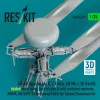 ResKit Models 1:35 AH-64E late Apache folded main rotor, late blades & fold restraint systems, MUMT, AN/APG-78 Longbow for Takom/Snowman kit (3D Printed)