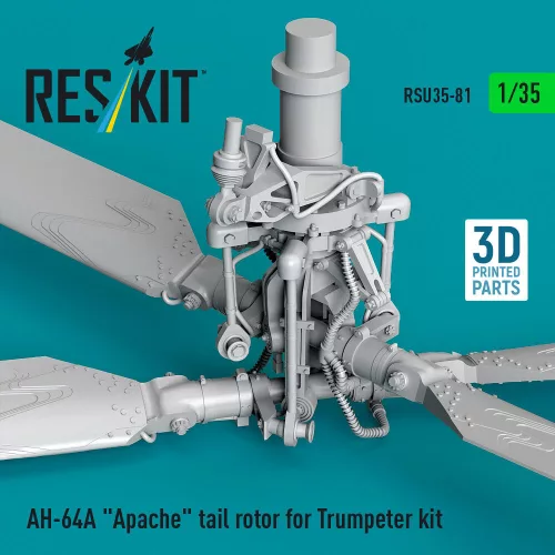 ResKit Models 1:35 AH-64A Apache tail rotor for Trumpeter kit (3D Printed)