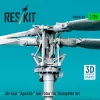 ResKit Models 1:35 AH-64A Apache tail rotor for Trumpeter kit (3D Printed)