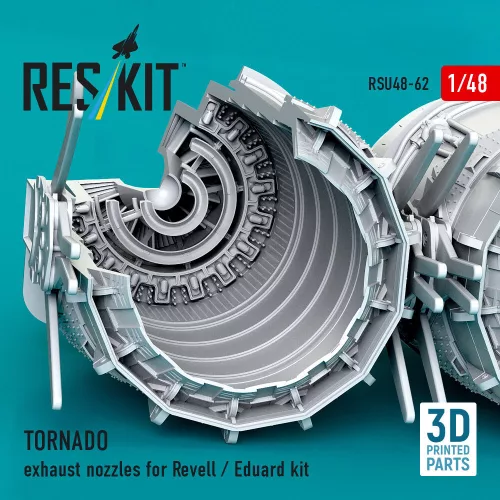 ResKit Models 1:48 TORNADO exhaust nozzles for Revell / Eduard kit (3D Printed)