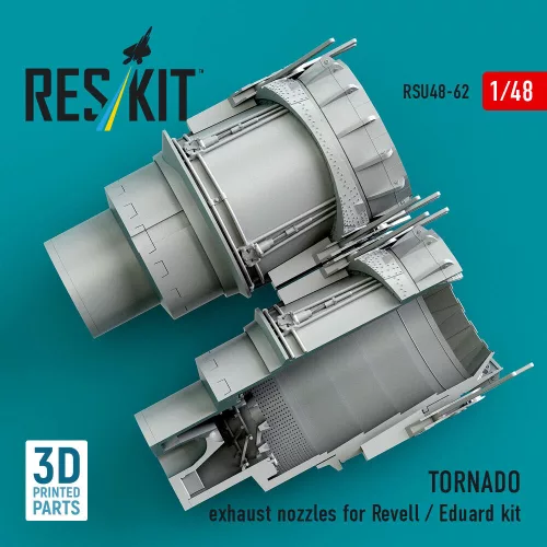 ResKit Models 1:48 TORNADO exhaust nozzles for Revell / Eduard kit (3D Printed)