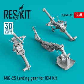 ResKit Models 1:48 MiG-25 landing gear for ICM Kit