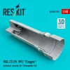 ResKit Models 1:48 MiG-23 (M, MF) Flogger exhaust nozzle for Trumpeter kit (3D Printed)