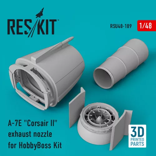 ResKit Models 1:48 A-7E Corsair II exhaust nozzle for HobbyBoss Kit (3D Printed)