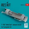 ResKit Models 1:48 F-106 Delta Dart exhaust nozzle for Trumpeter kit (3D Printed)