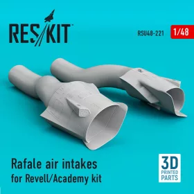   ResKit Models 1:48 Rafale air intakes for Revell/Academy kit (3D Printed)