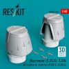ResKit Models 1:48 Buccaneer (S.2C/D, S.2B) air intakes for Airfix kit (A12012, A12014) (3D Printed)
