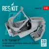 ResKit Models 1:48 A-7E Corsair II cockpit early version (Basic edition with 3D decals) for Hasegawa kit (3D Printed)