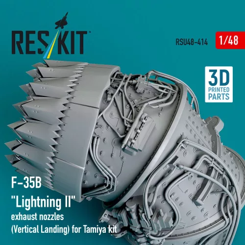 ResKit Models 1:48 ?F-35B Lightning II exhaust nozzles (Vertical Landing) for Tamiya kit (3D printed)