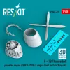 ResKit Models 1:48 P-47B Thunderbolt propeller, engine (P&W R-2800) & engine hood (3D Printed) for Dora Wings
