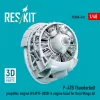 ResKit Models 1:48 P-47B Thunderbolt propeller, engine (P&W R-2800) & engine hood (3D Printed) for Dora Wings