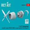 ResKit Models 1:48 P-47C Thunderbolt propeller, engine (P&W R-2800) & engine hood (3D Printed) for Dora Wings