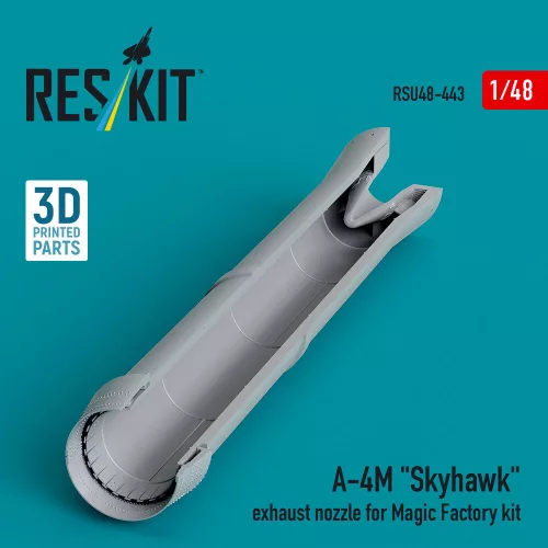 ResKit Models 1:48 A-4M Skyhawk exhaust nozzle for Magic Factory kit (3D Printed)