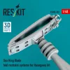ResKit Models 1:48 Sea King blade fold restraint systems for Hasegawa kit (3D Printed)
