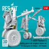 ResKit Models 1:48 F-4B/N Phantom II landing gear with weighted wheels set (Metal + 3D Printed) for Hasegawa